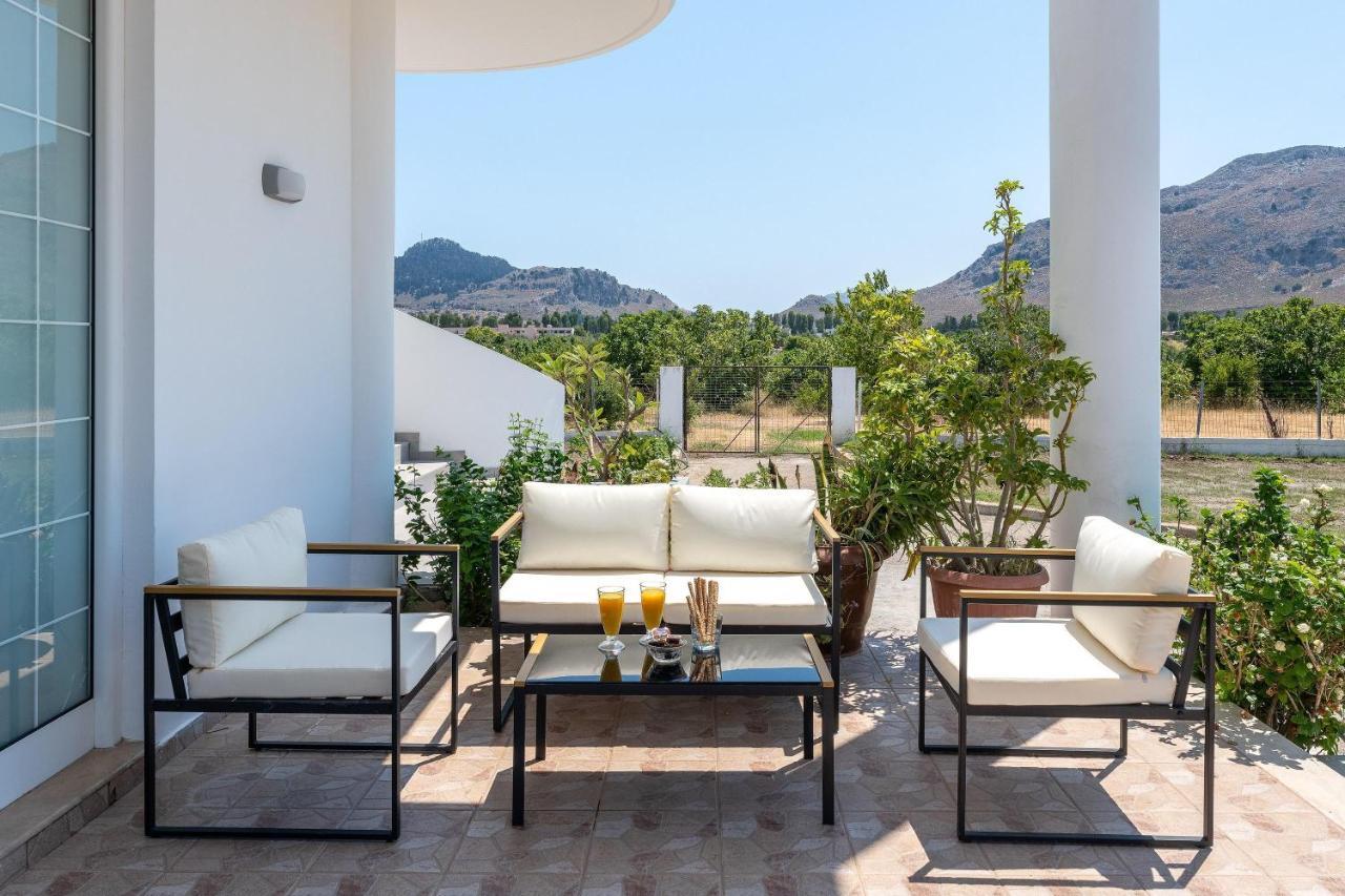 Villa Nikoli Kolymbia Bagian luar foto