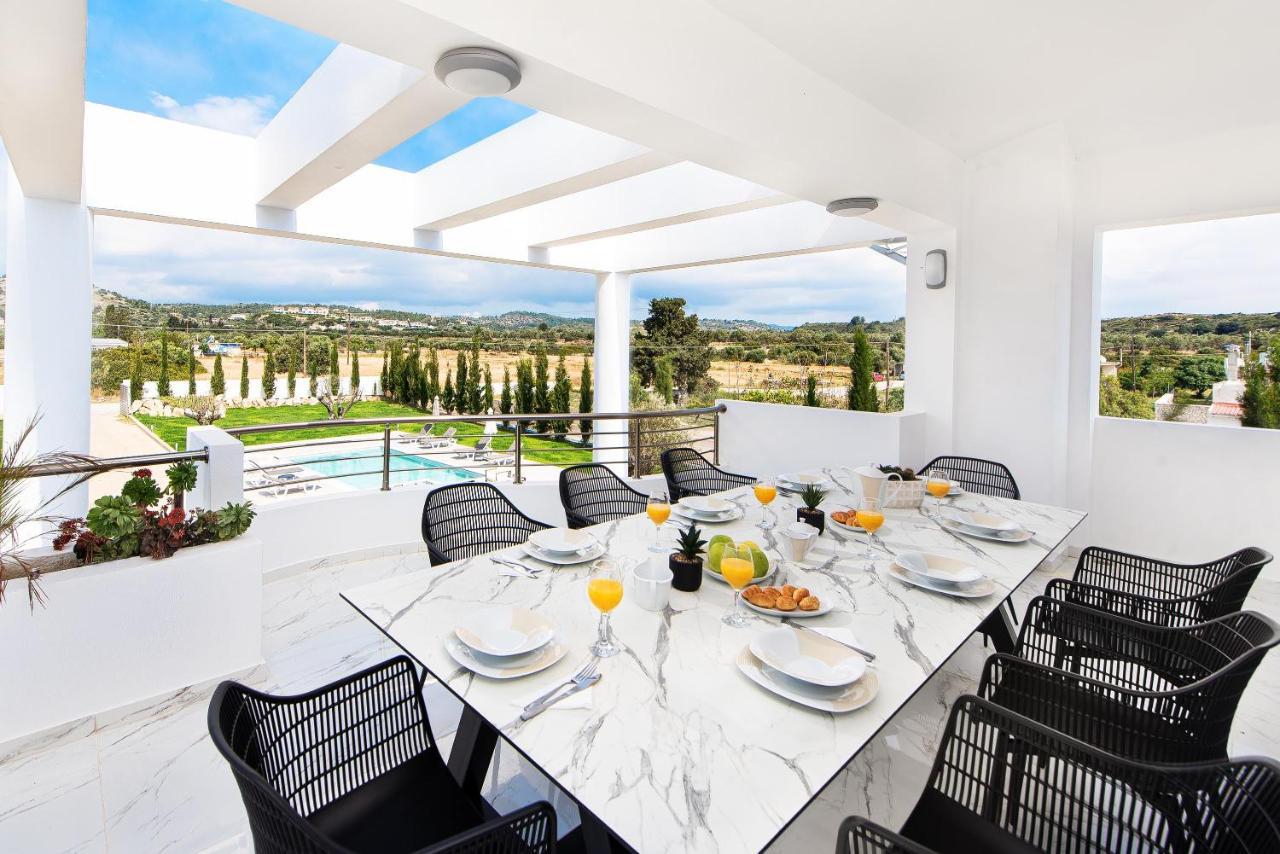 Villa Nikoli Kolymbia Bagian luar foto