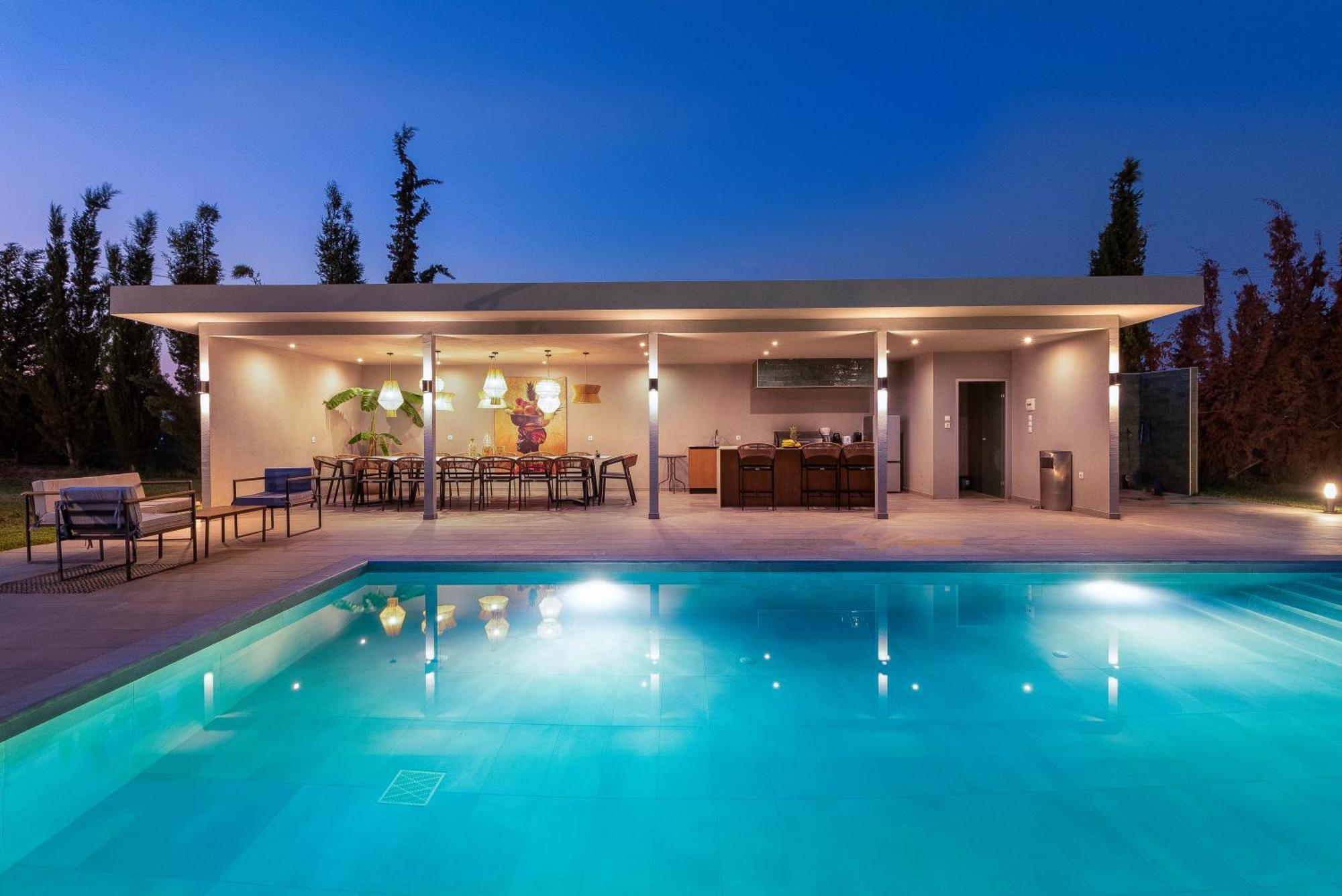 Villa Nikoli Kolymbia Bagian luar foto