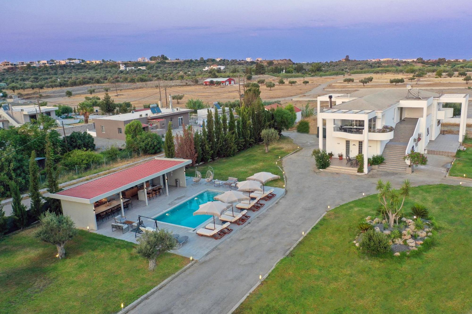 Villa Nikoli Kolymbia Bagian luar foto