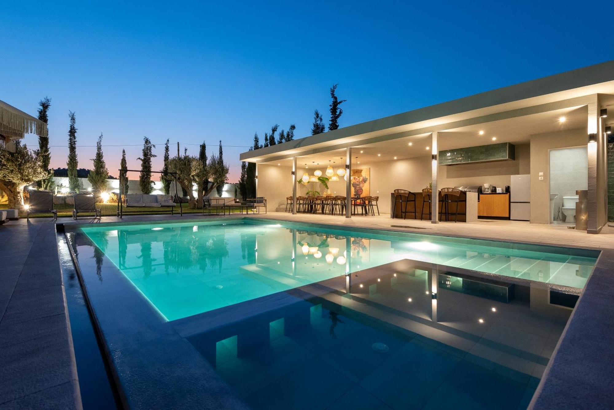 Villa Nikoli Kolymbia Bagian luar foto
